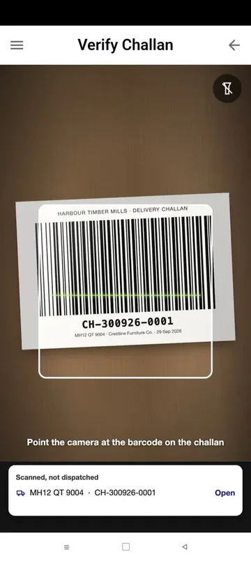 Timbba app screen